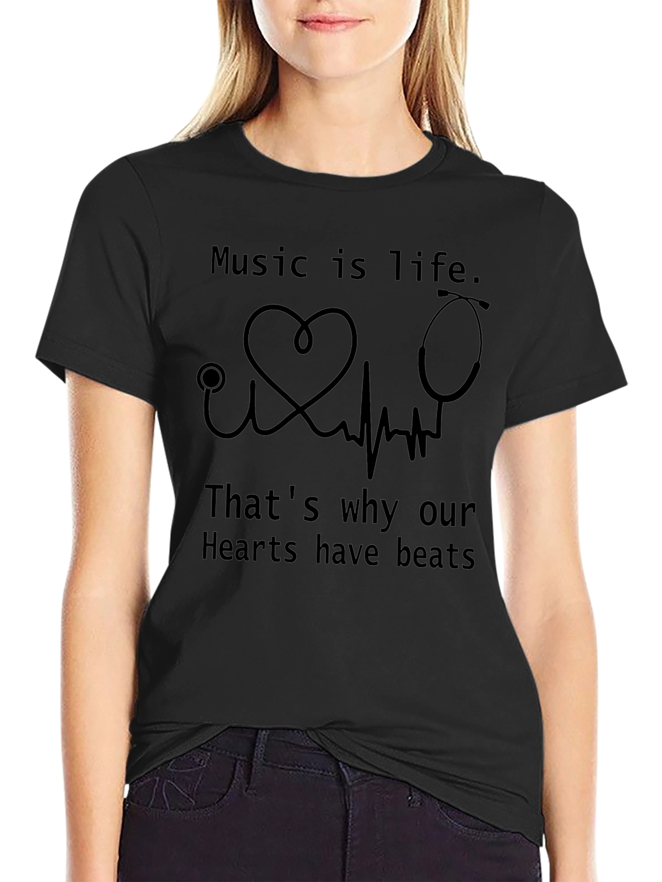 Music is Life Graphic T-Shirt