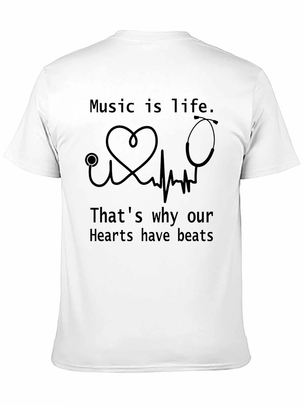 Music is Life Graphic T-Shirt