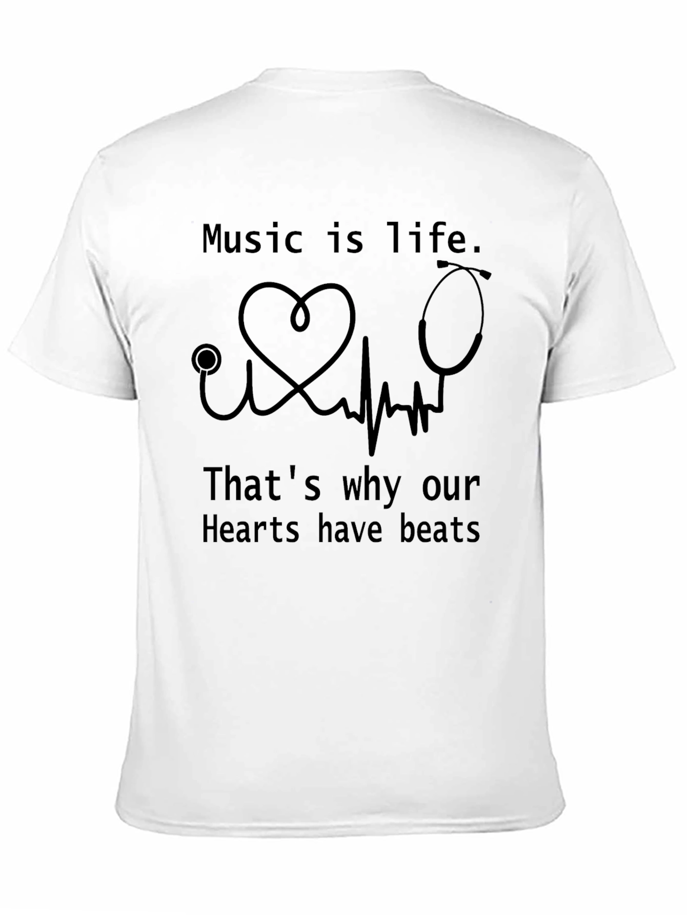 Music is Life Graphic T-Shirt