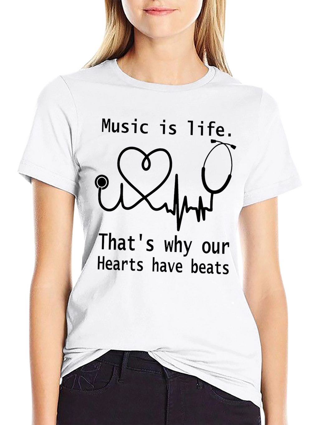 Music is Life Graphic T-Shirt