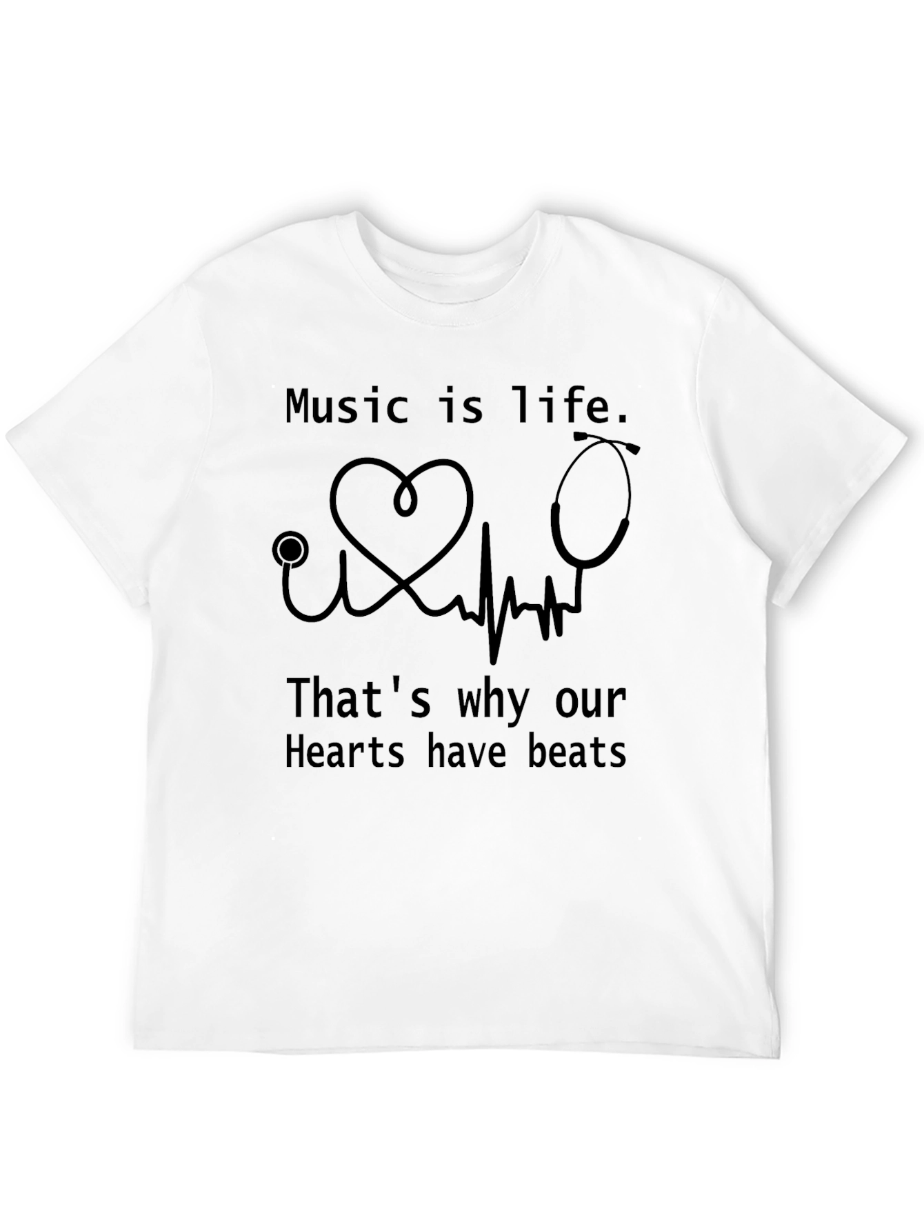 Music is Life Graphic T-Shirt