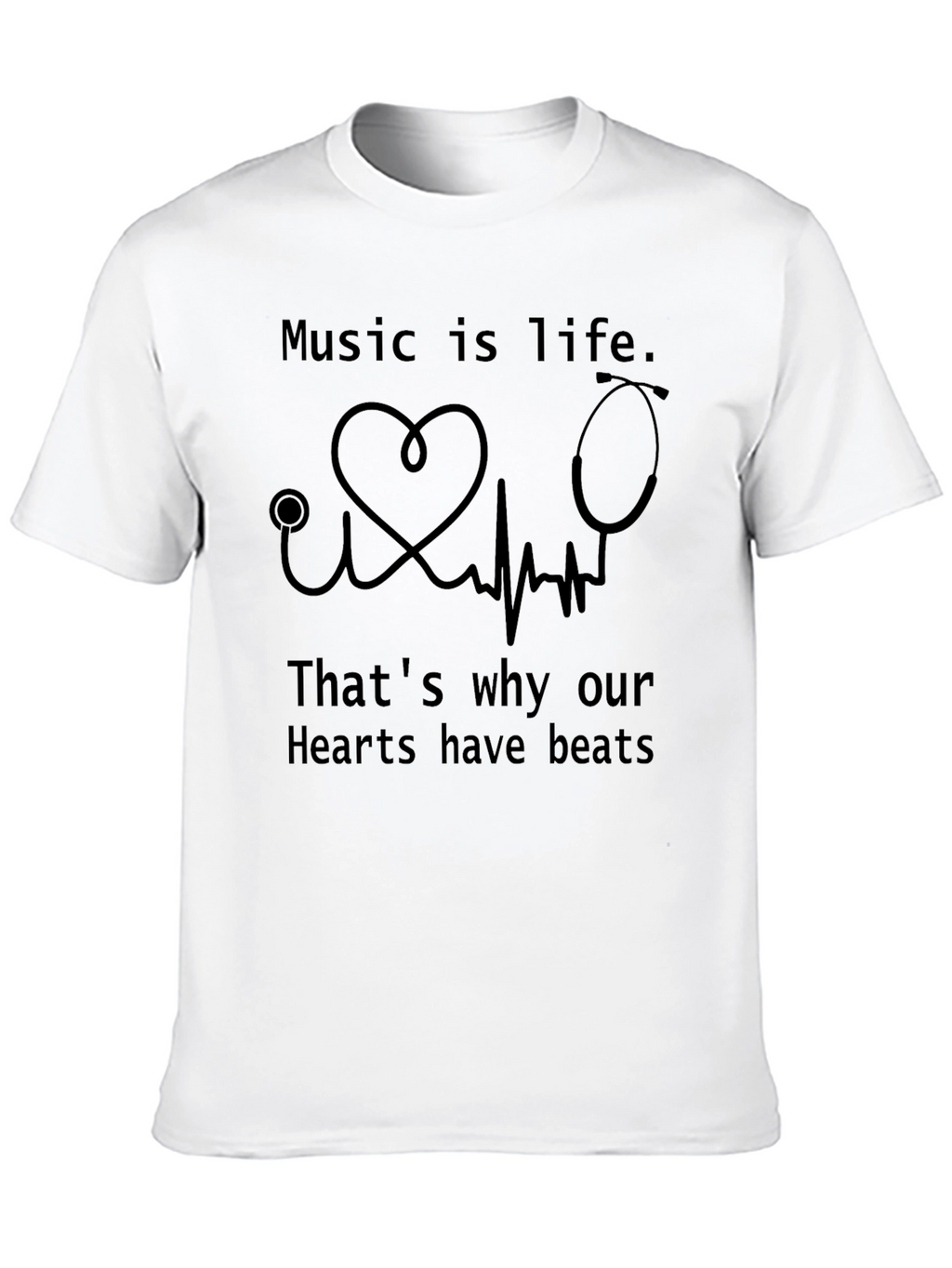 Music is Life Graphic T-Shirt