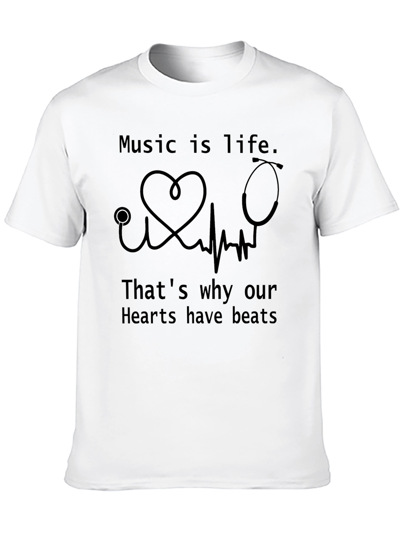 Music is Life Graphic T-Shirt