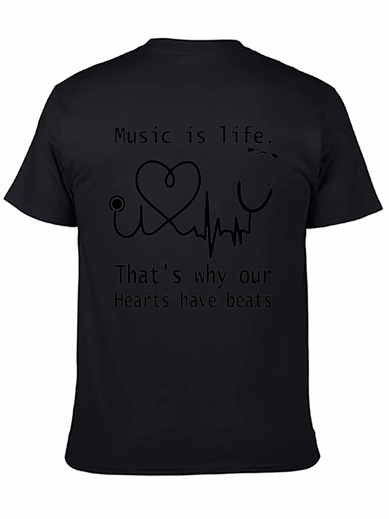Music is Life Graphic T-Shirt