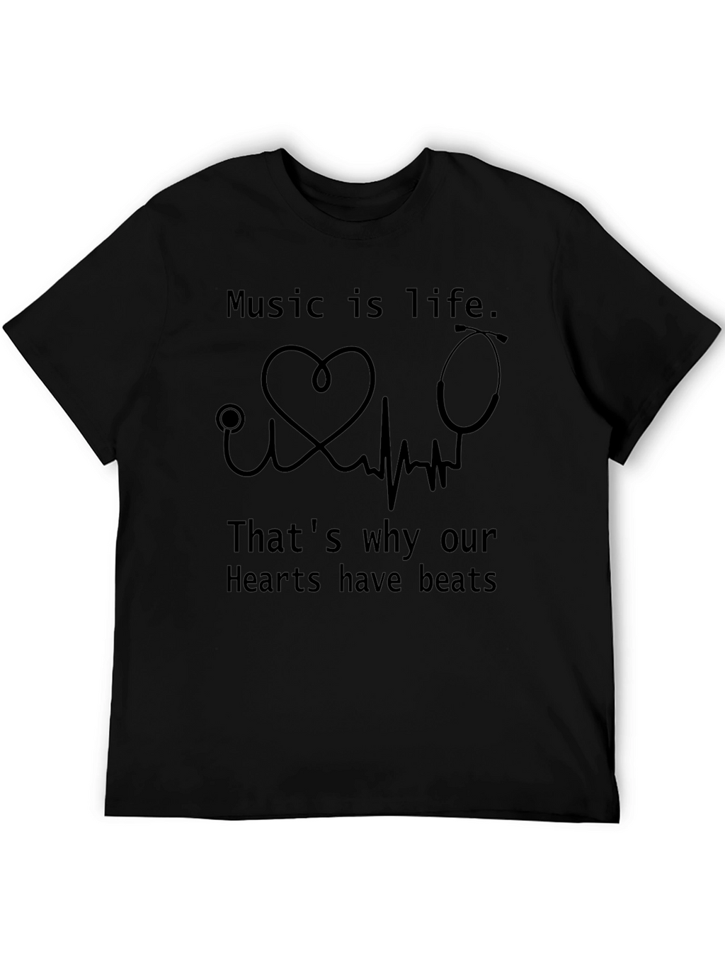 Music is Life Graphic T-Shirt