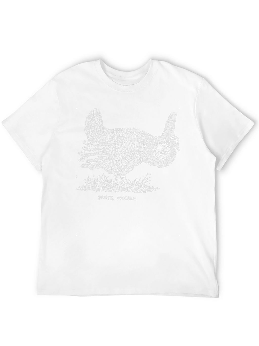 Prairie Chicken Graphic T-Shirt - Black