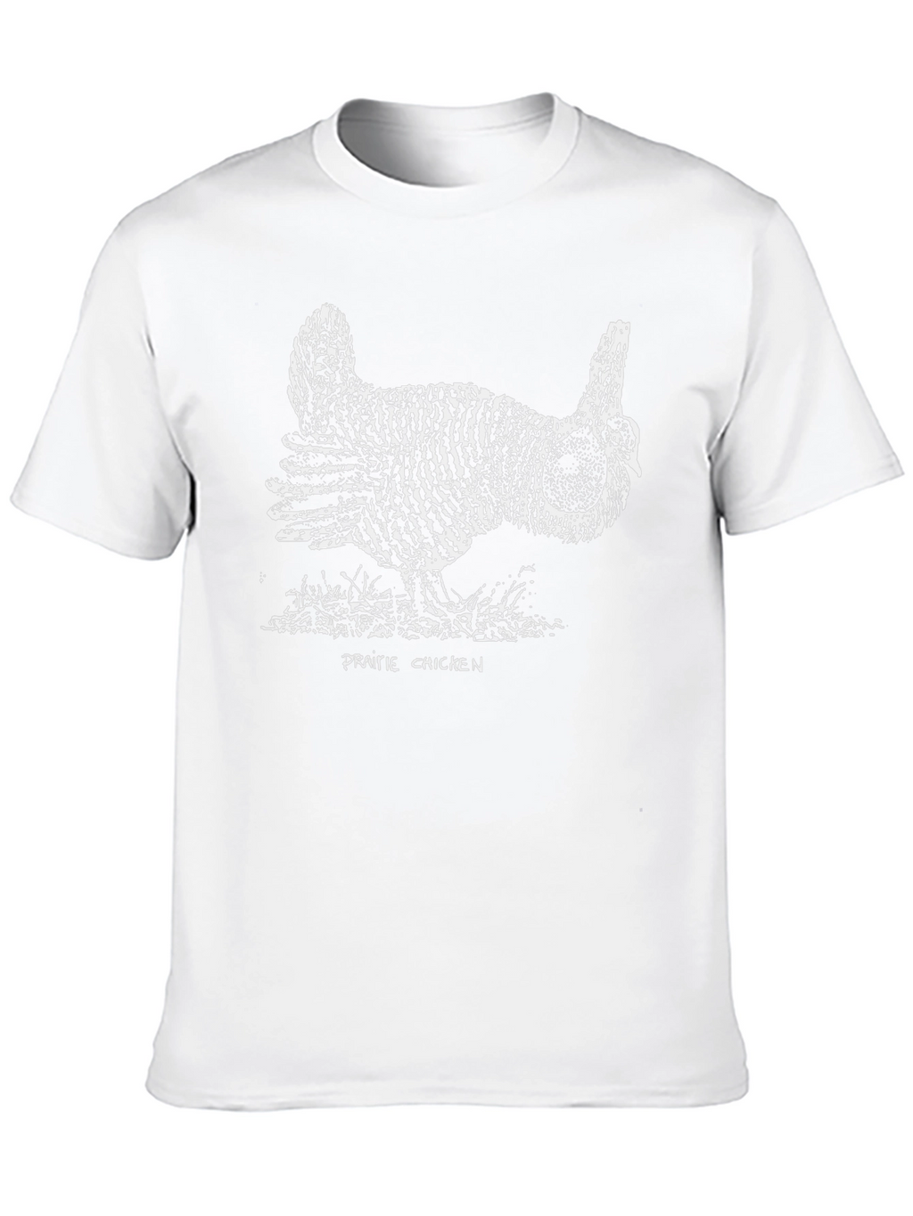 Prairie Chicken Graphic T-Shirt - Black