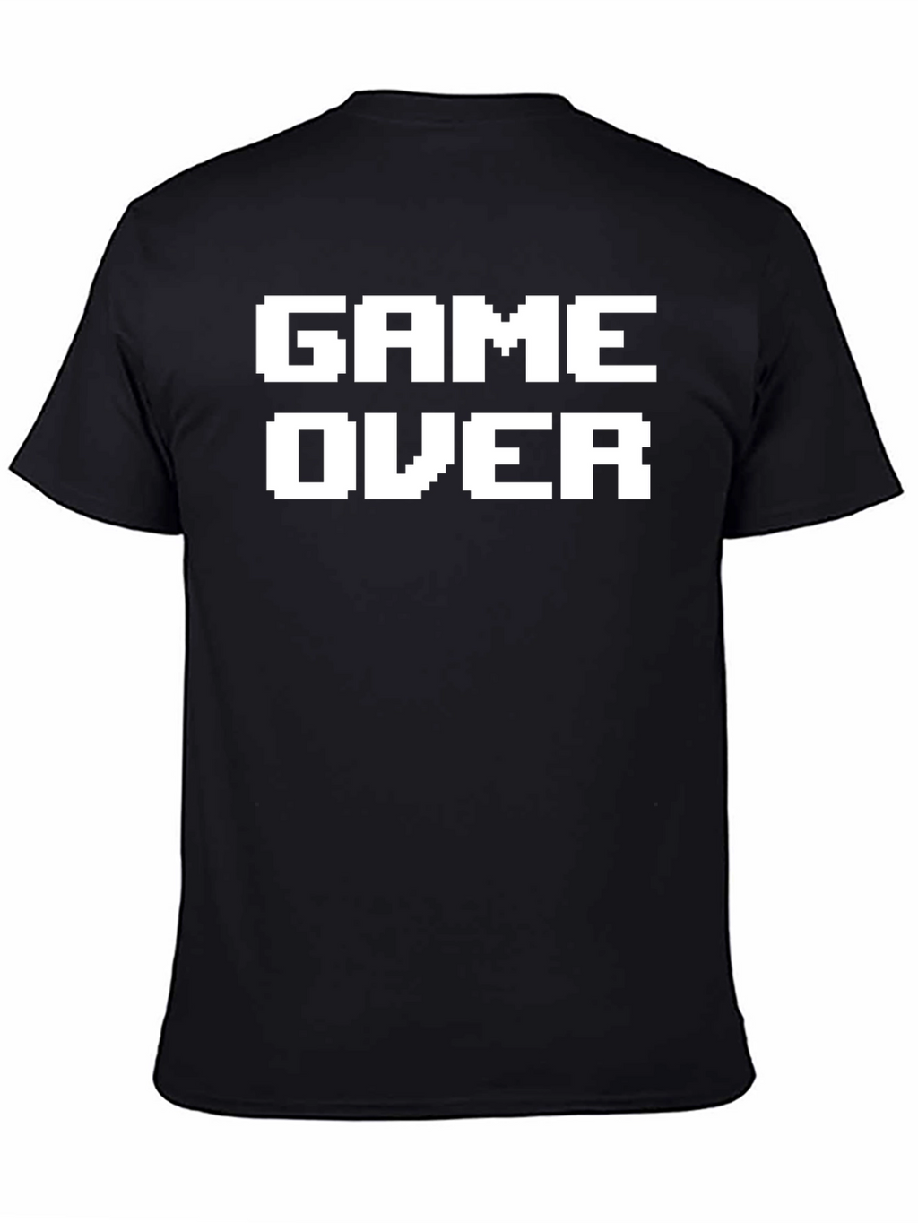 Game Over Pixelated Graphic T-Shirt