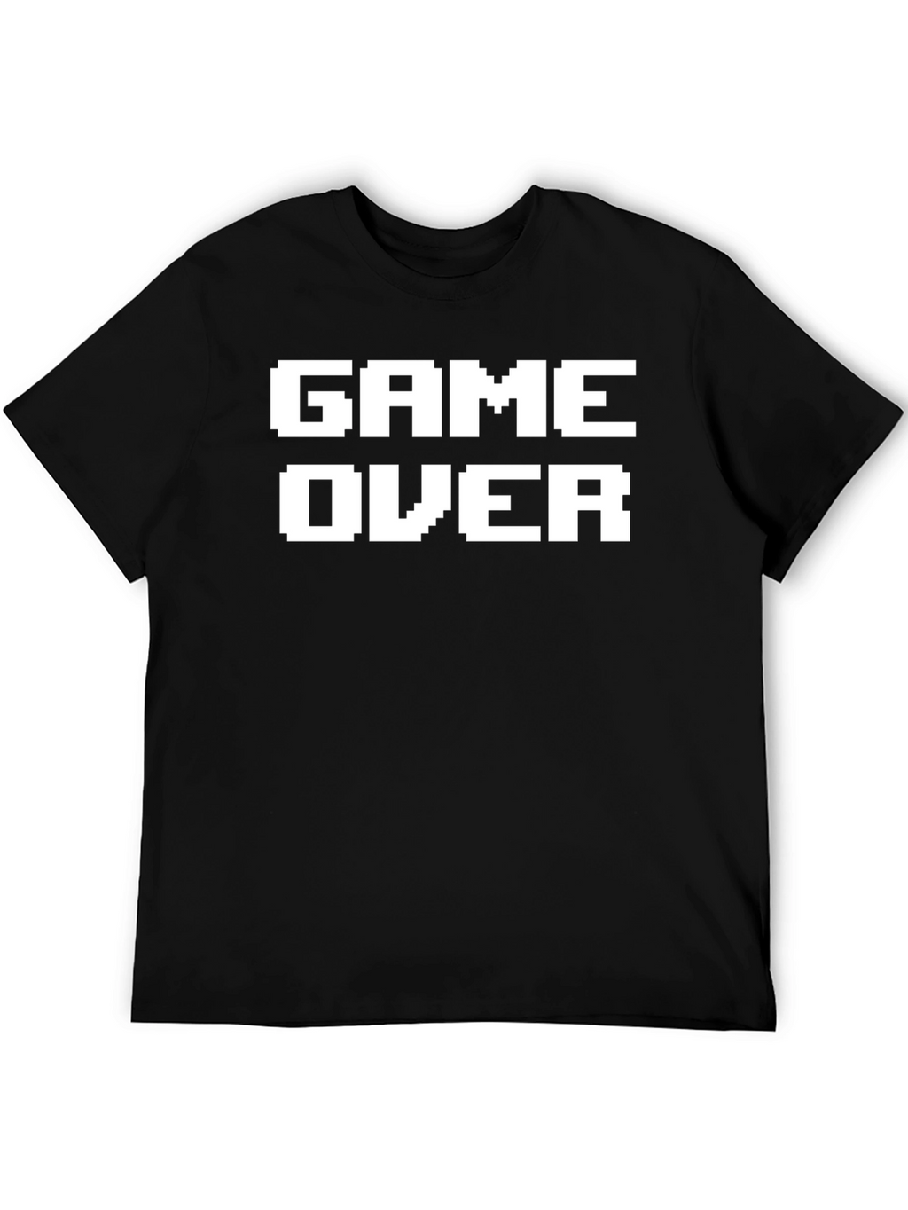 Game Over Pixelated Graphic T-Shirt