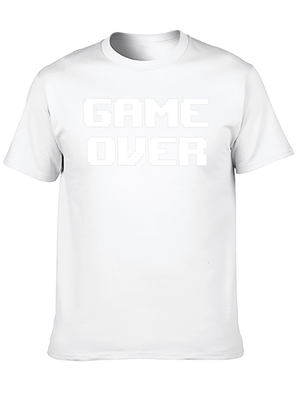 Game Over Pixelated Graphic T-Shirt