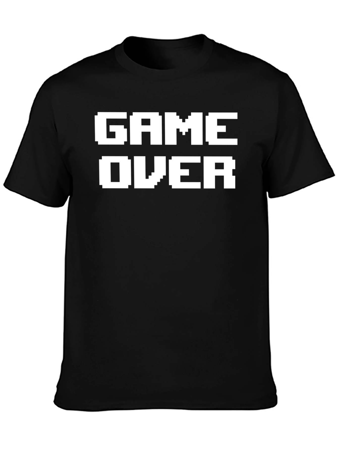 Game Over Pixelated Graphic T-Shirt