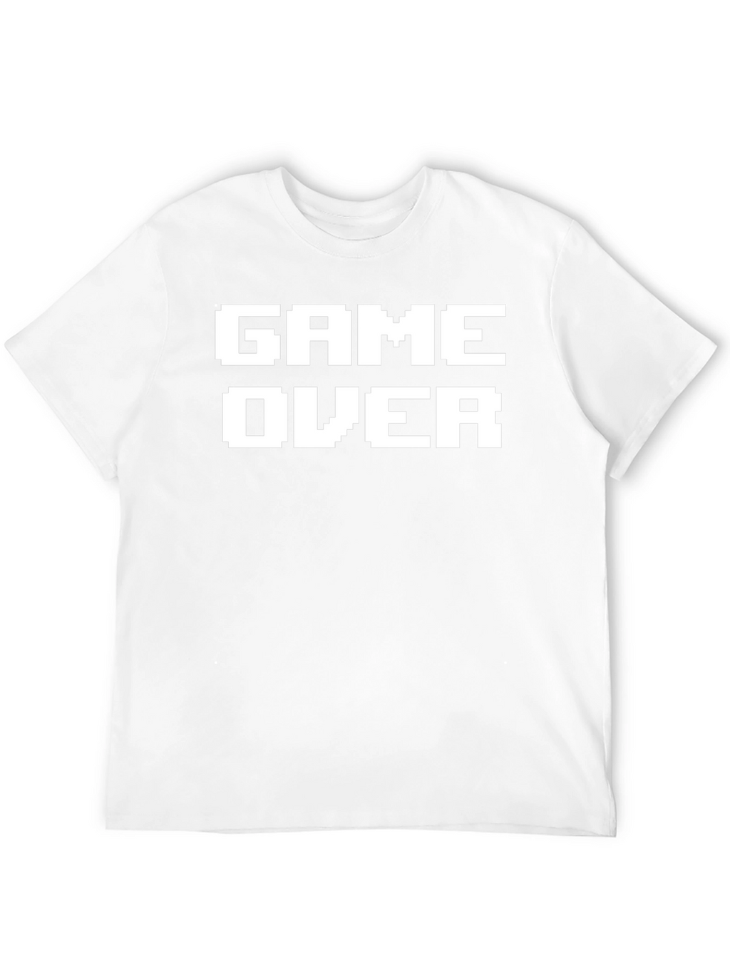 Game Over Pixelated Graphic T-Shirt