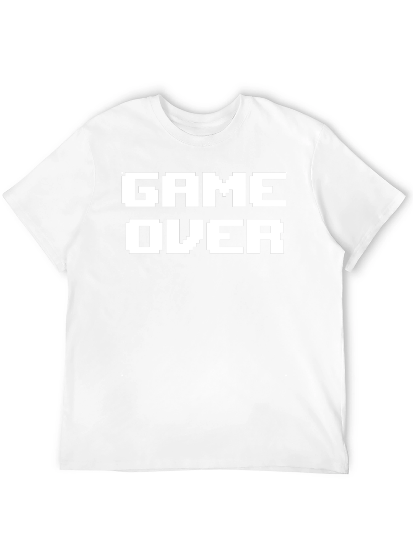 Game Over Pixelated Graphic T-Shirt