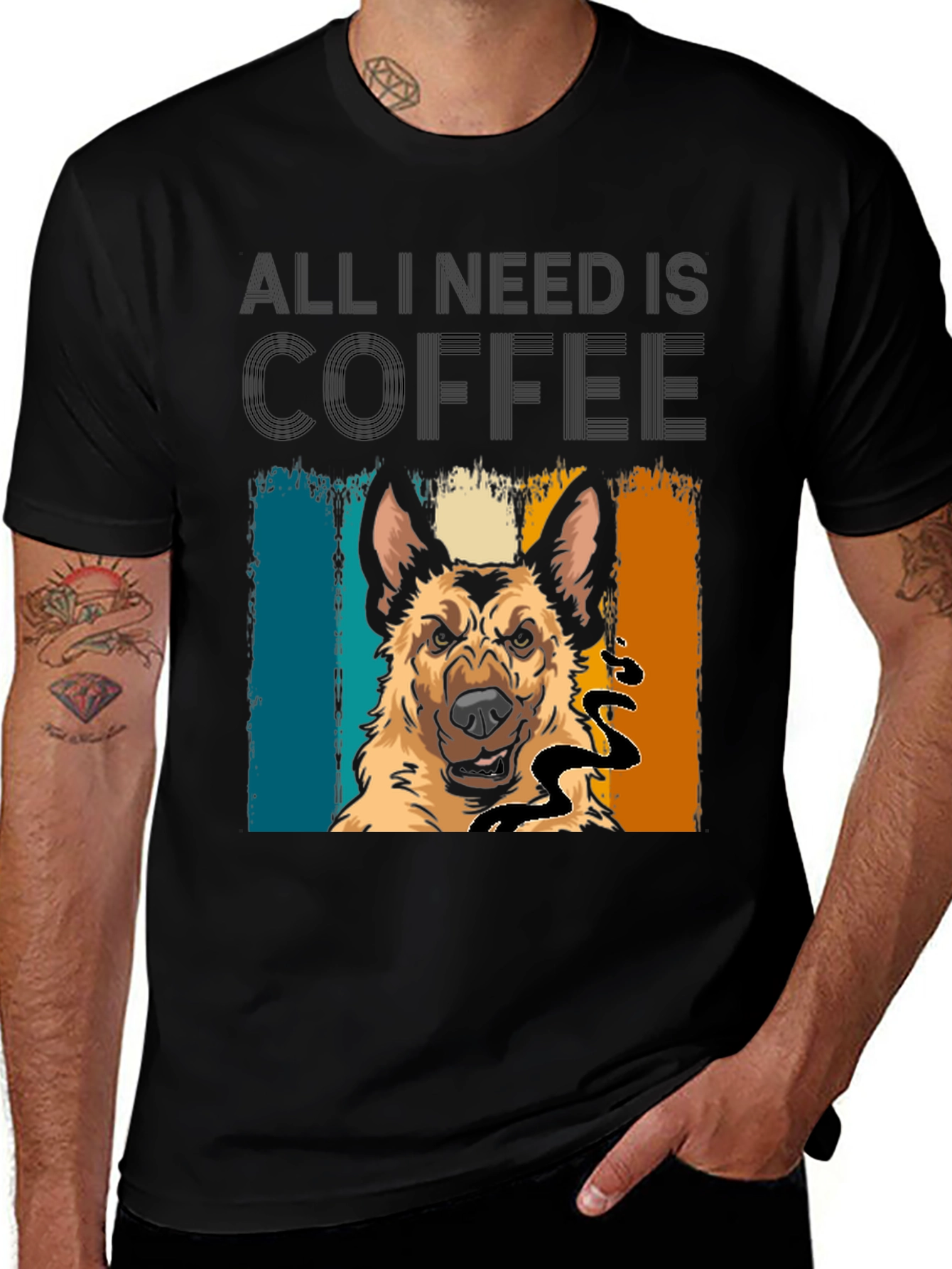 Coffee and Dog Lover T-Shirt