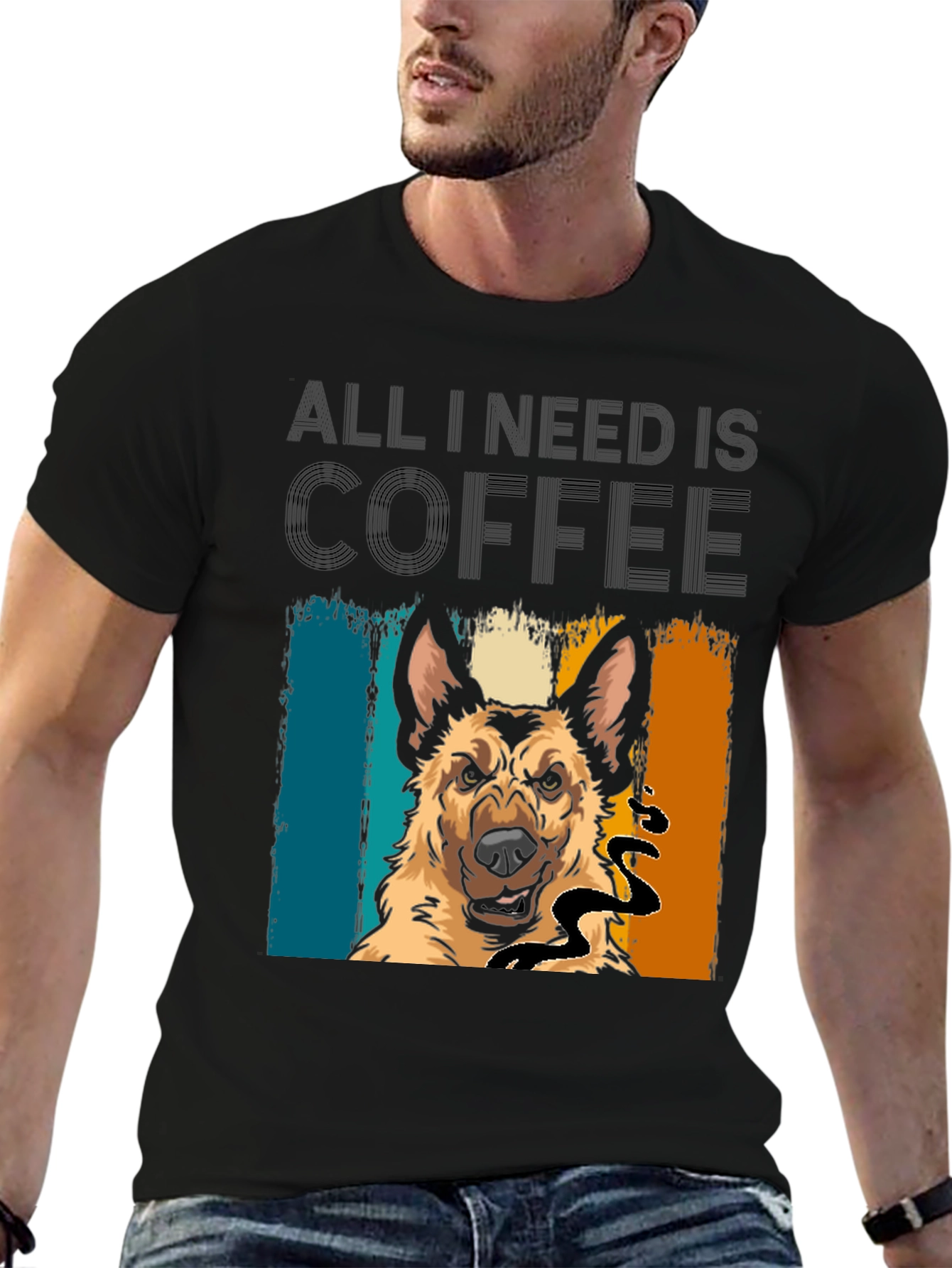 Coffee and Dog Lover T-Shirt