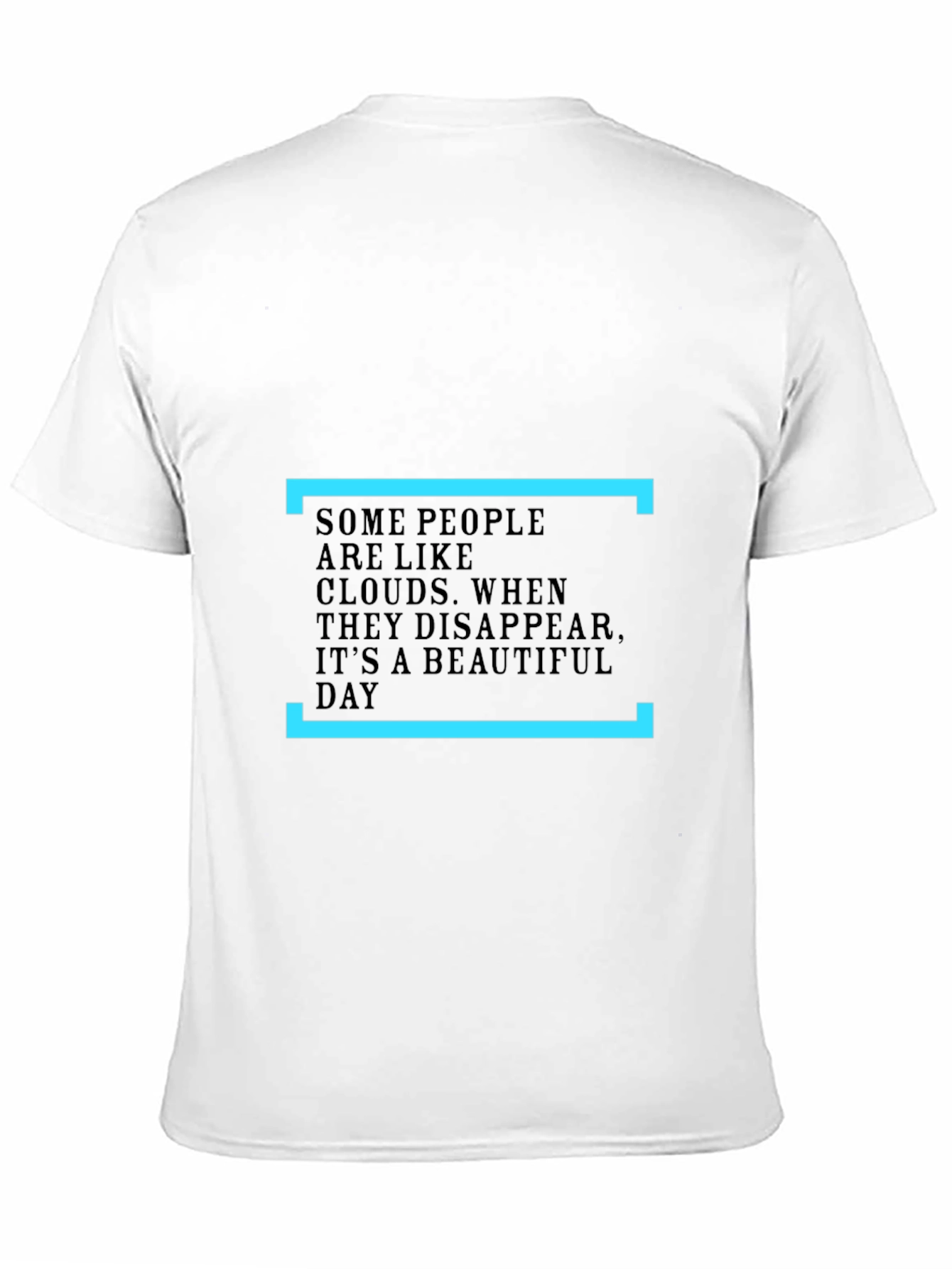 Inspirational Cloud T-Shirt - Black