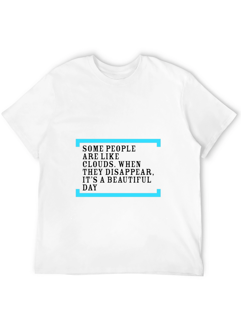Inspirational Cloud T-Shirt - Black