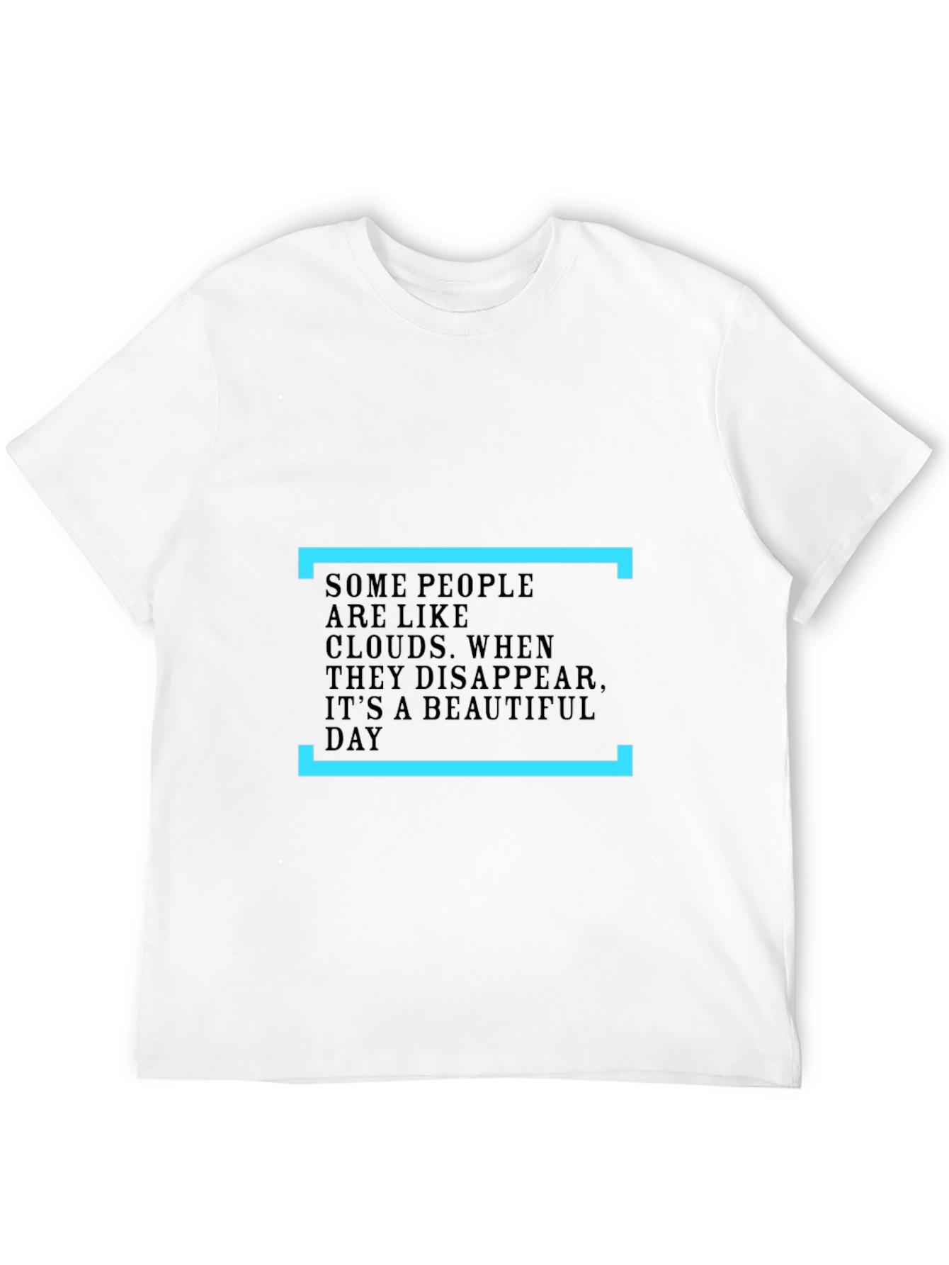 Inspirational Cloud T-Shirt - Black