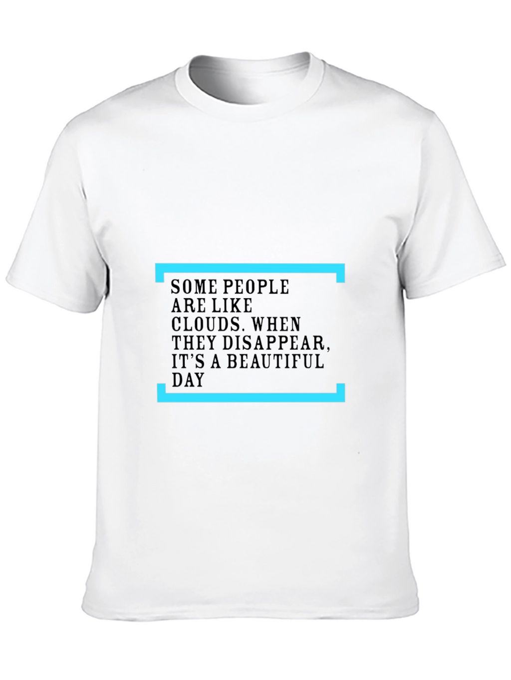 Inspirational Cloud T-Shirt - Black