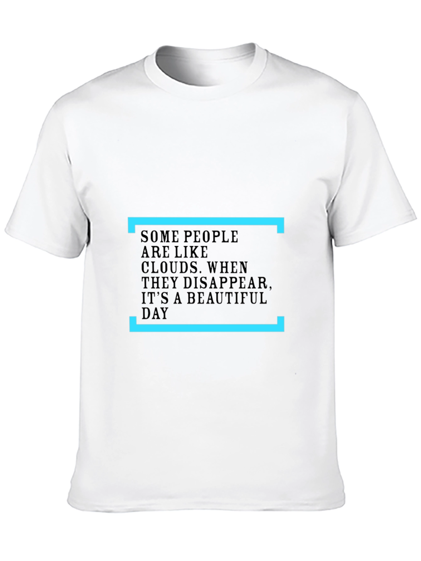 Inspirational Cloud T-Shirt - Black