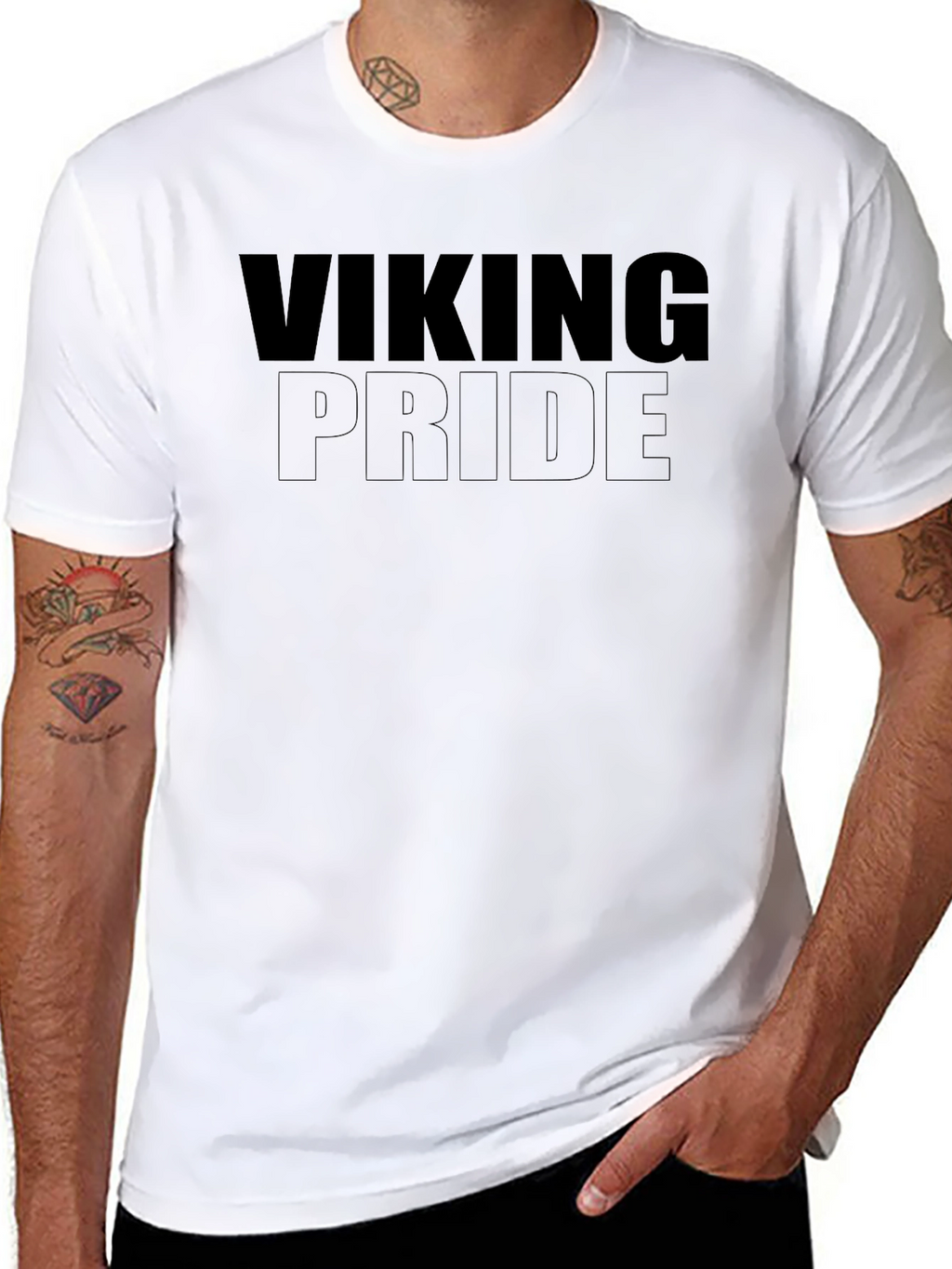 Viking Pride T-Shirt - Black Graphic Tee