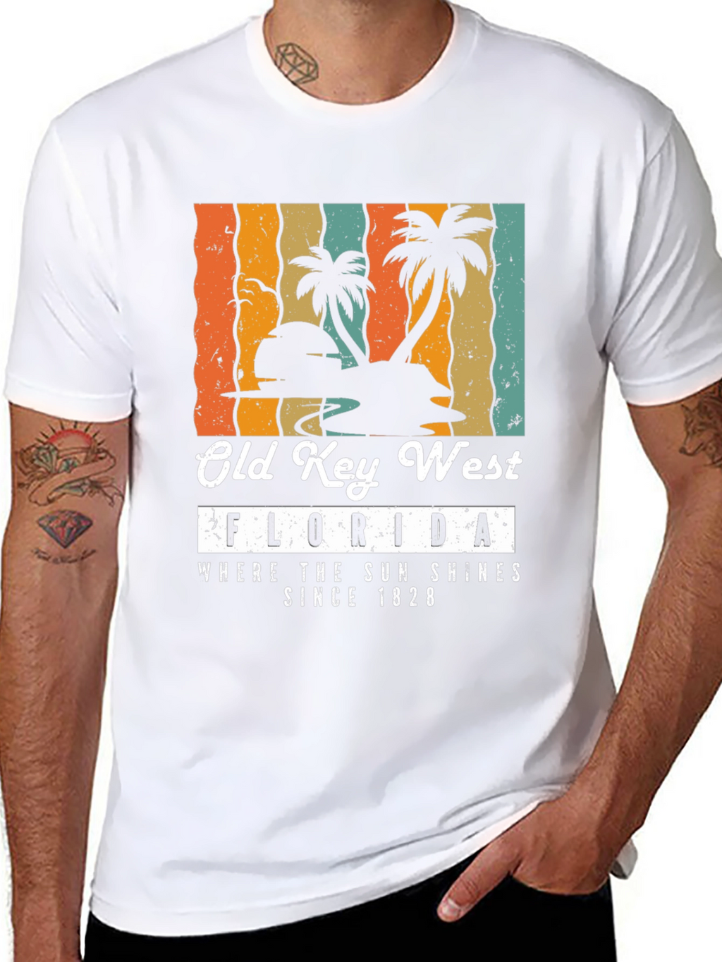 Old Key West Florida Graphic Tee