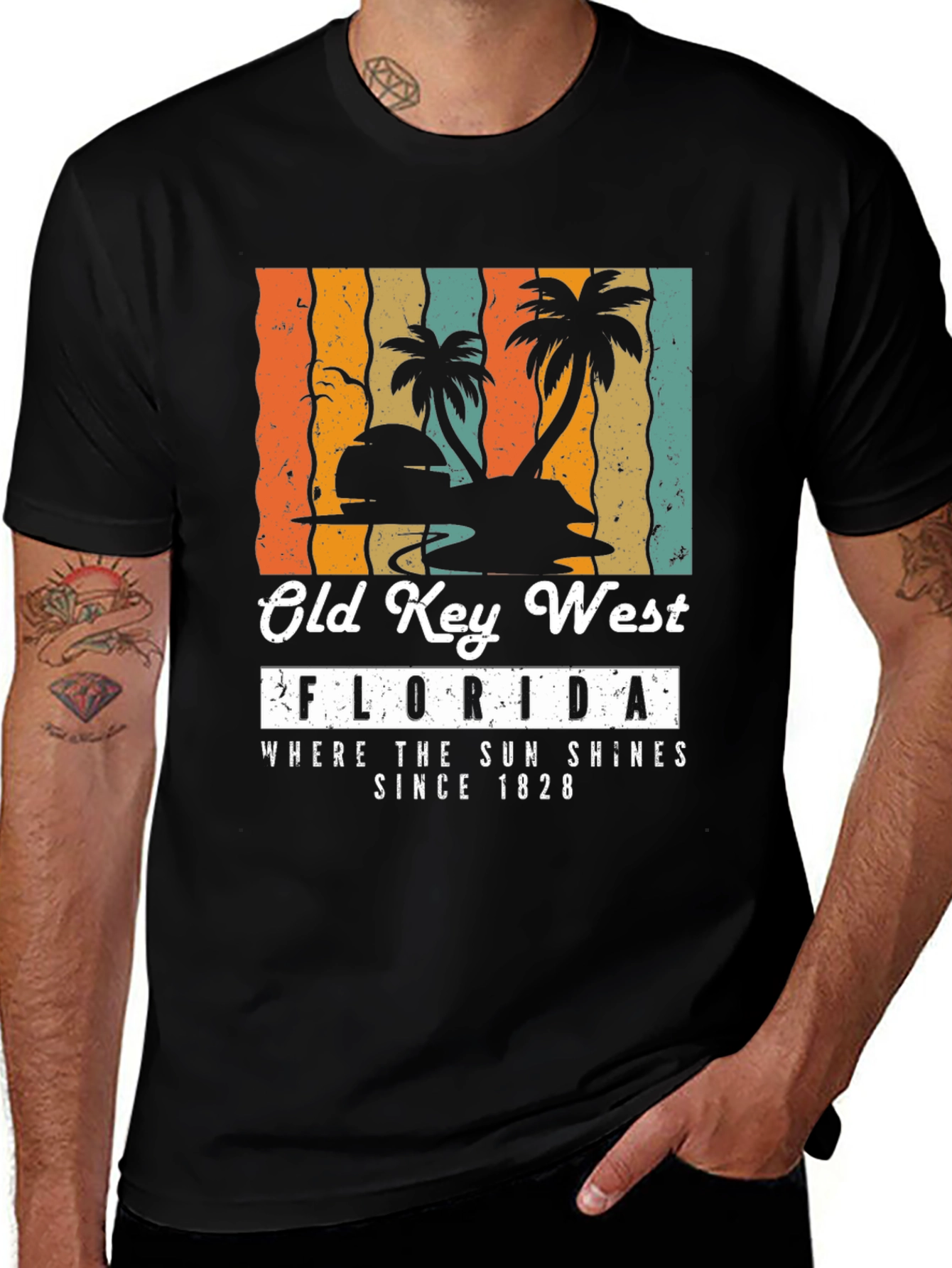 Old Key West Florida Graphic Tee