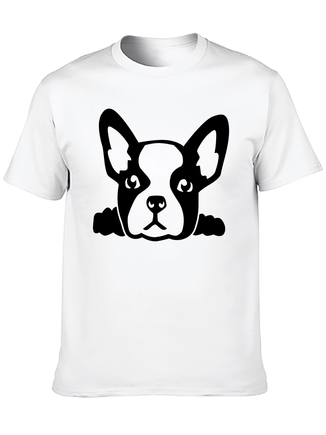Dog Graphic Black T-Shirt