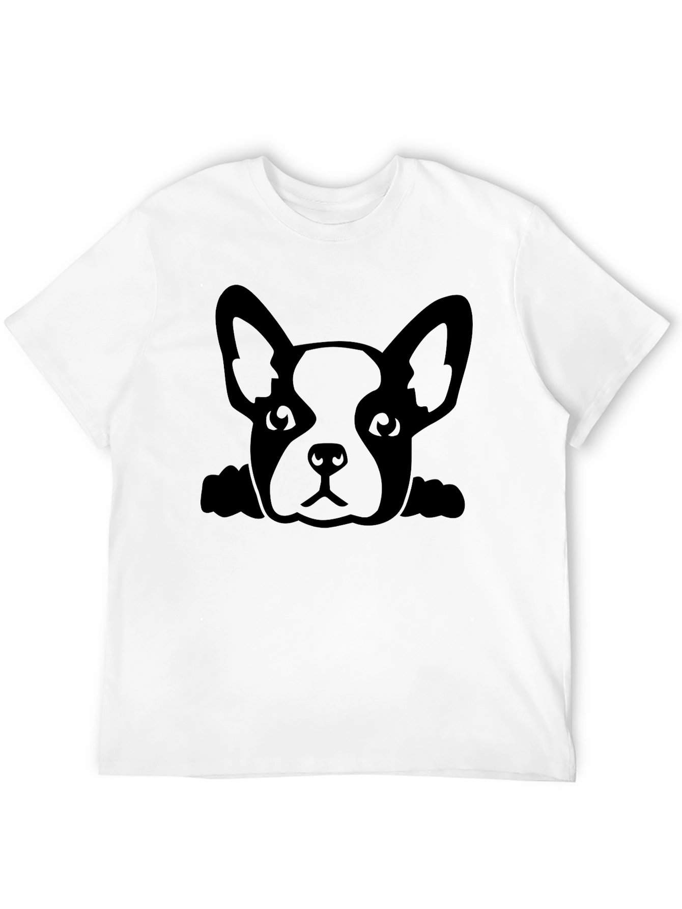 Dog Graphic Black T-Shirt