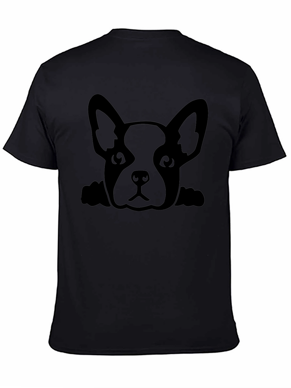 Dog Graphic Black T-Shirt