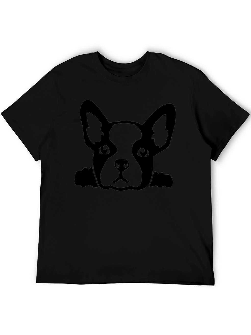 Dog Graphic Black T-Shirt