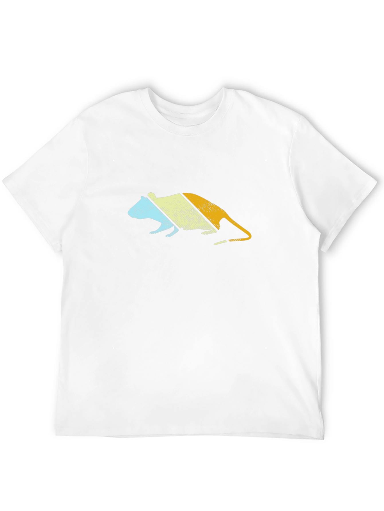 Retro Rat Graphic Tee - Cool Vintage Style