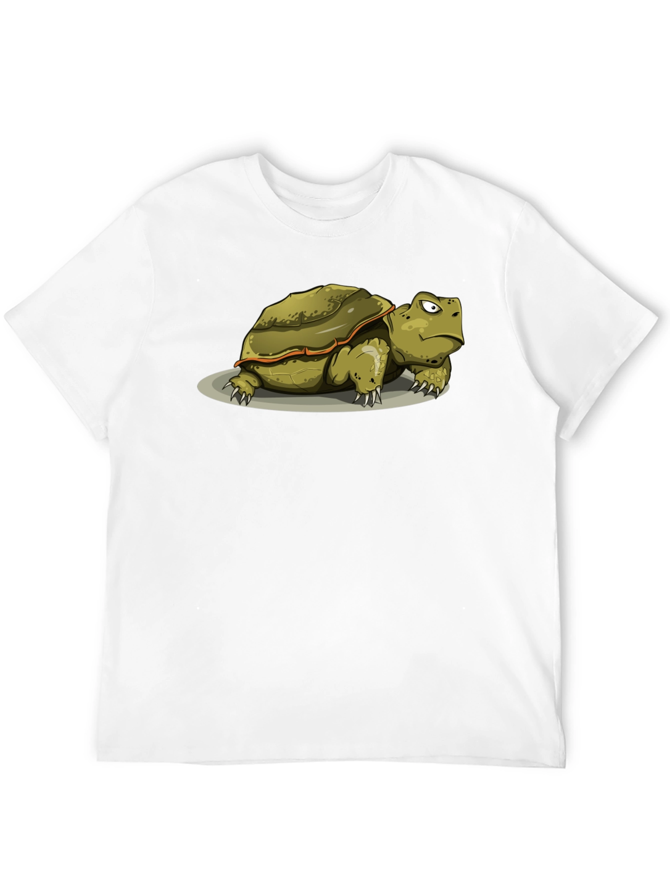 Grumpy Turtle Graphic Tee - Black Cotton T-Shirt