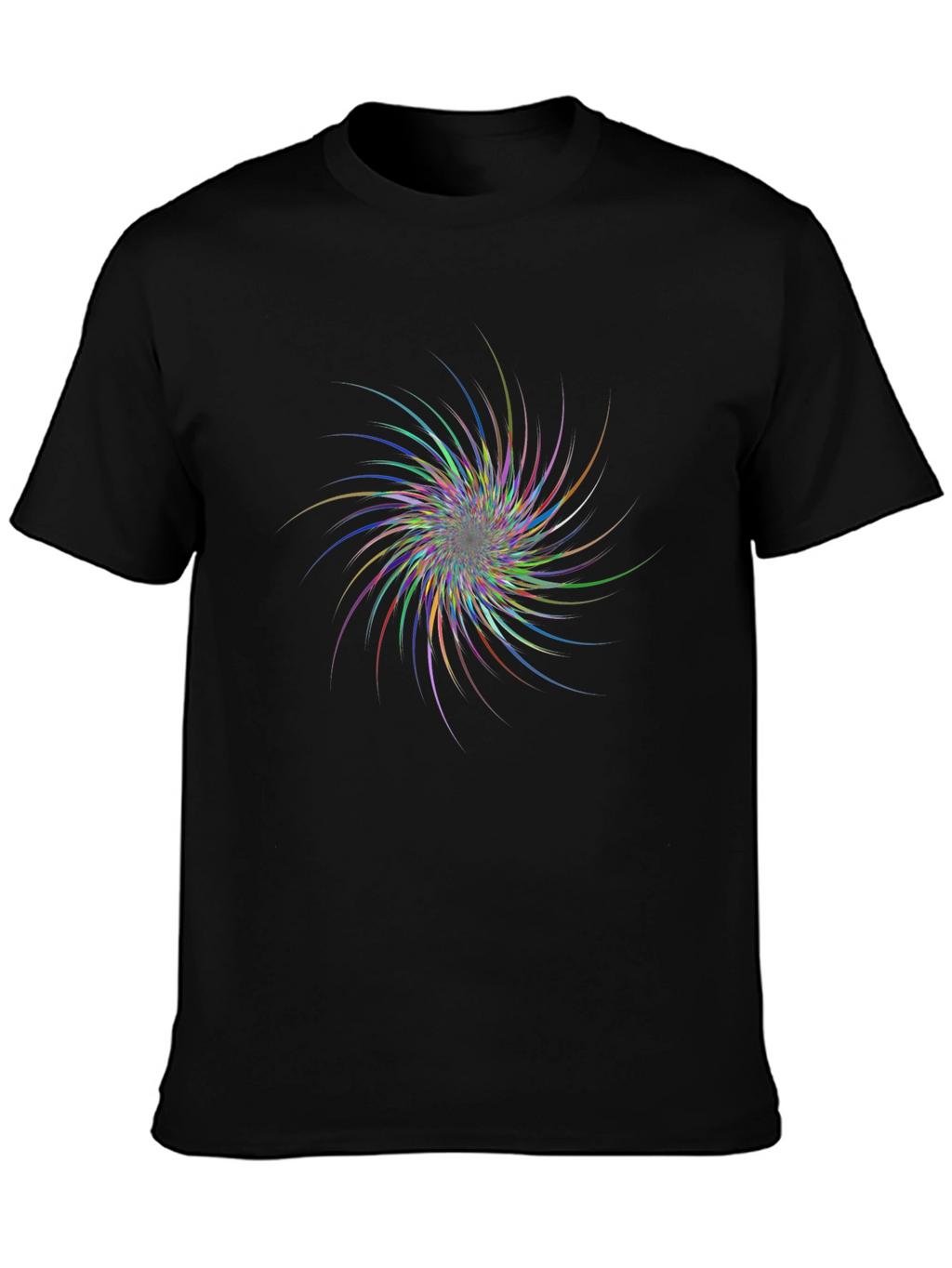 Abstract Swirl Graphic T-Shirt