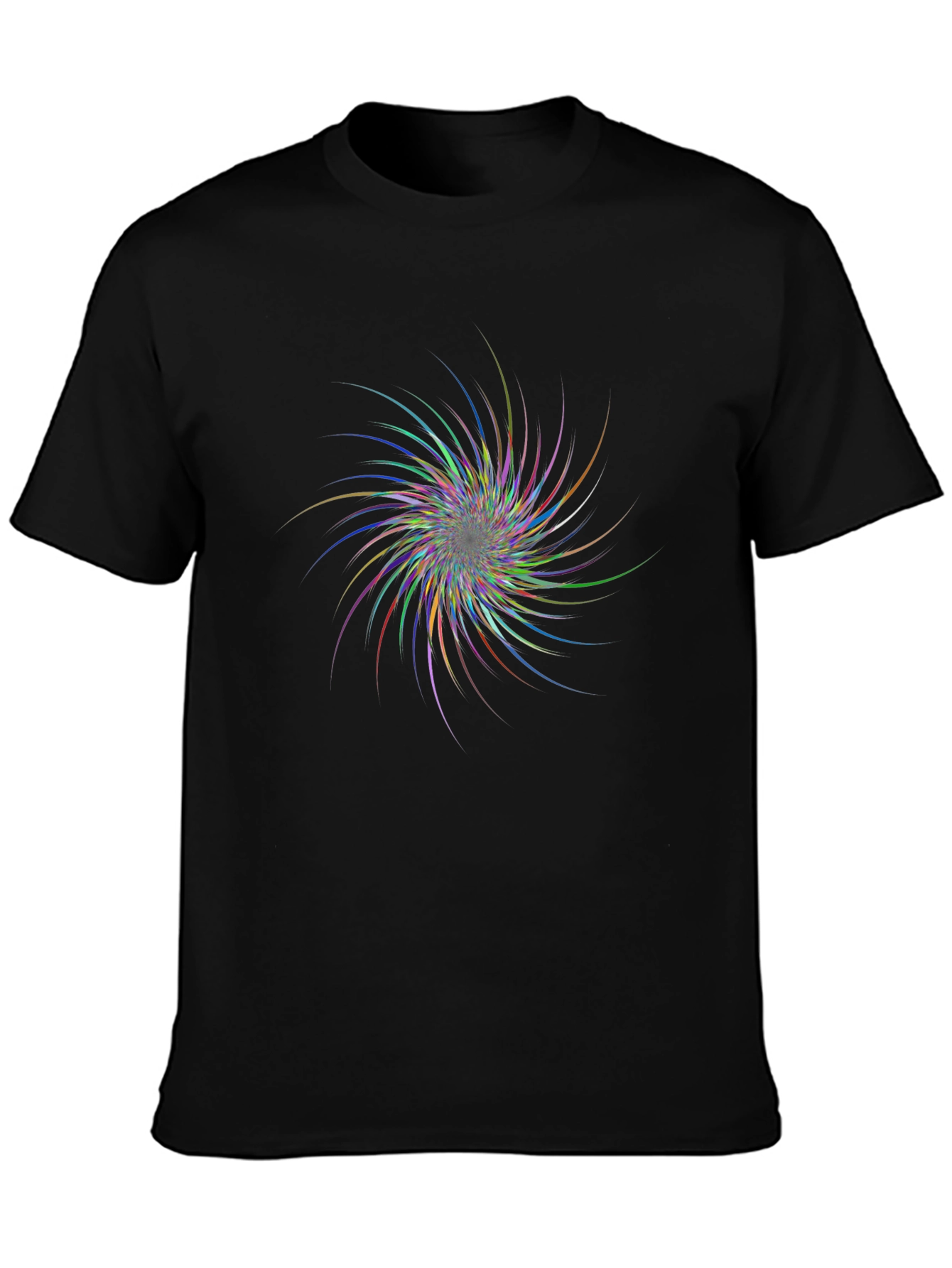 Abstract Swirl Graphic T-Shirt