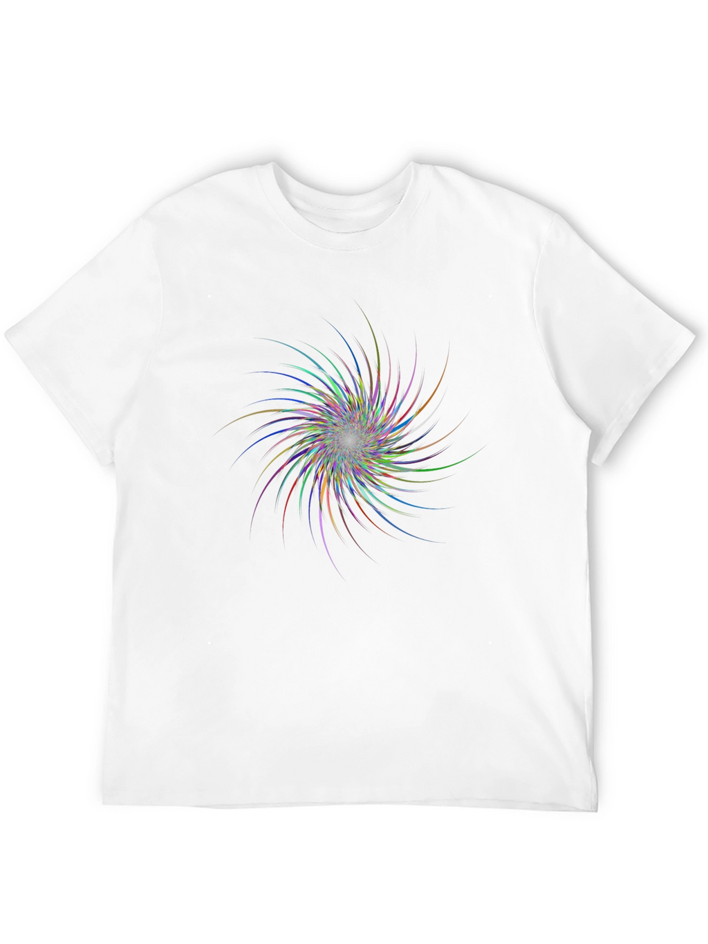 Abstract Swirl Graphic T-Shirt