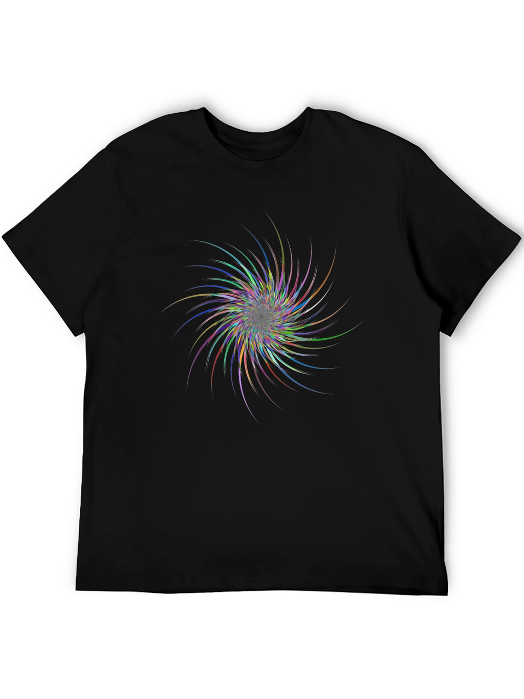 Abstract Swirl Graphic T-Shirt