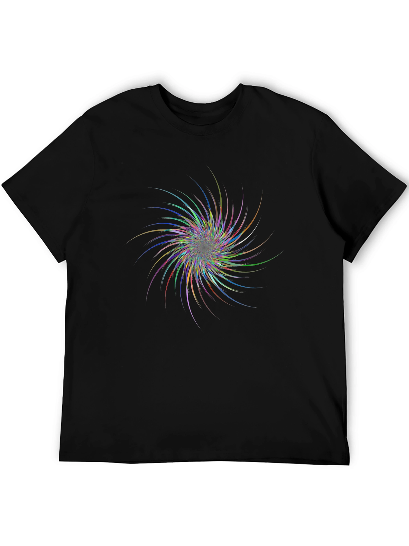 Abstract Swirl Graphic T-Shirt
