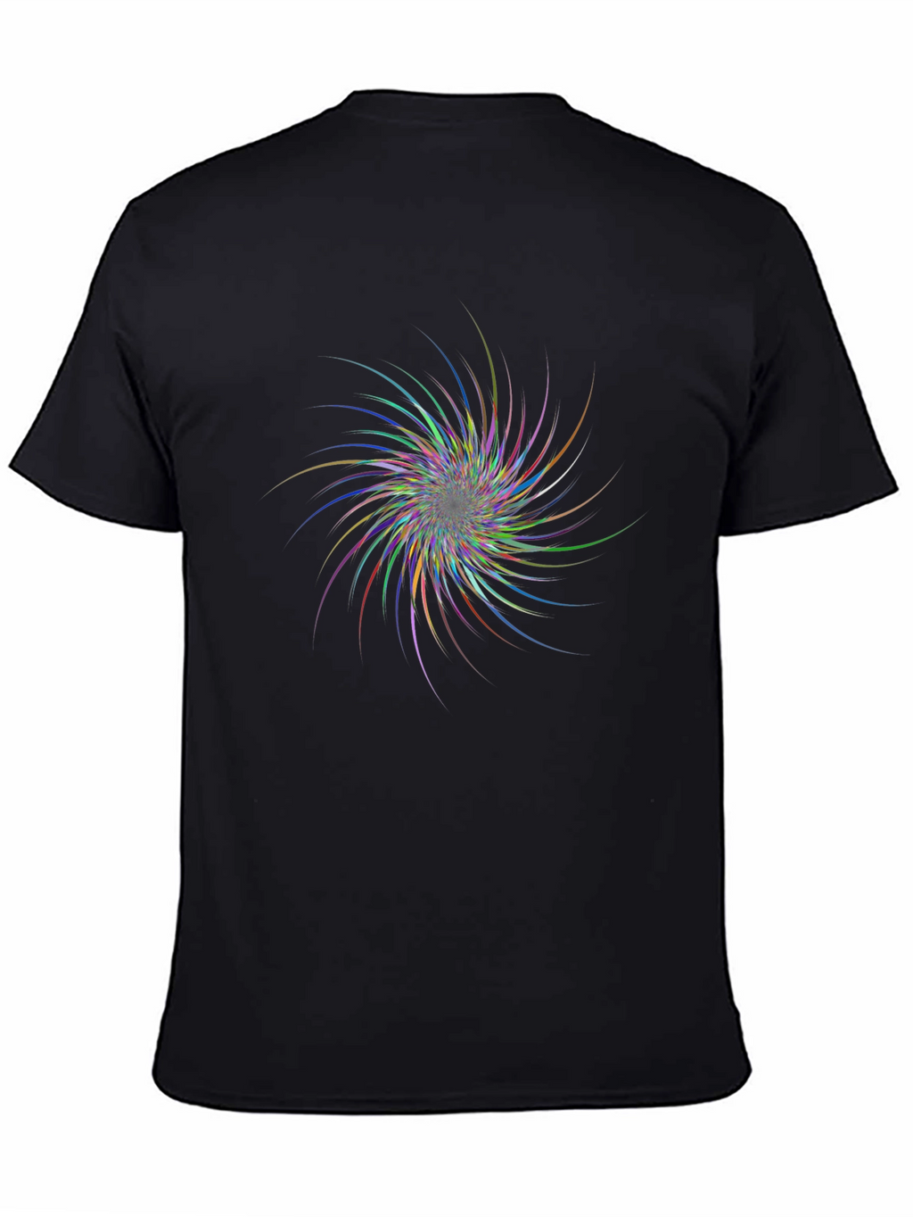 Abstract Swirl Graphic T-Shirt