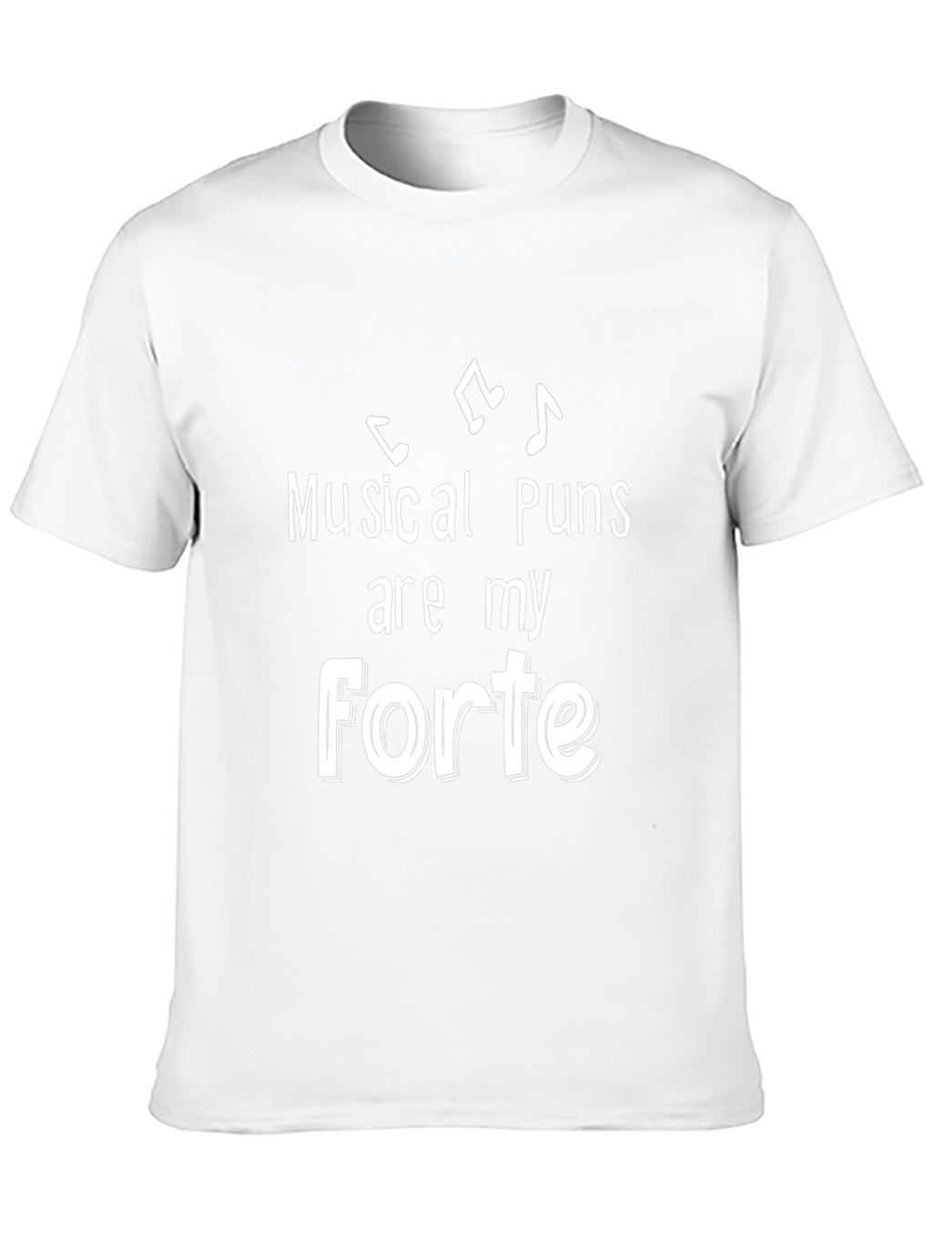 Musical Puns Forte Graphic Tee