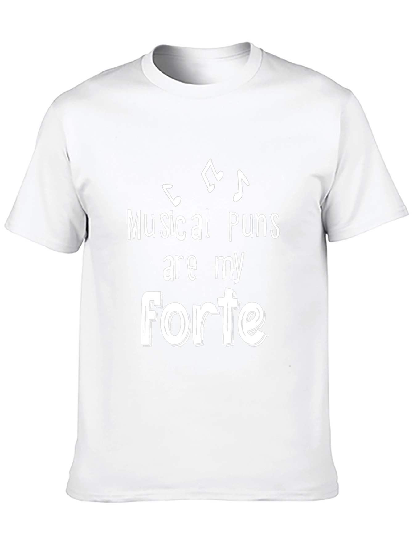 Musical Puns Forte Graphic Tee