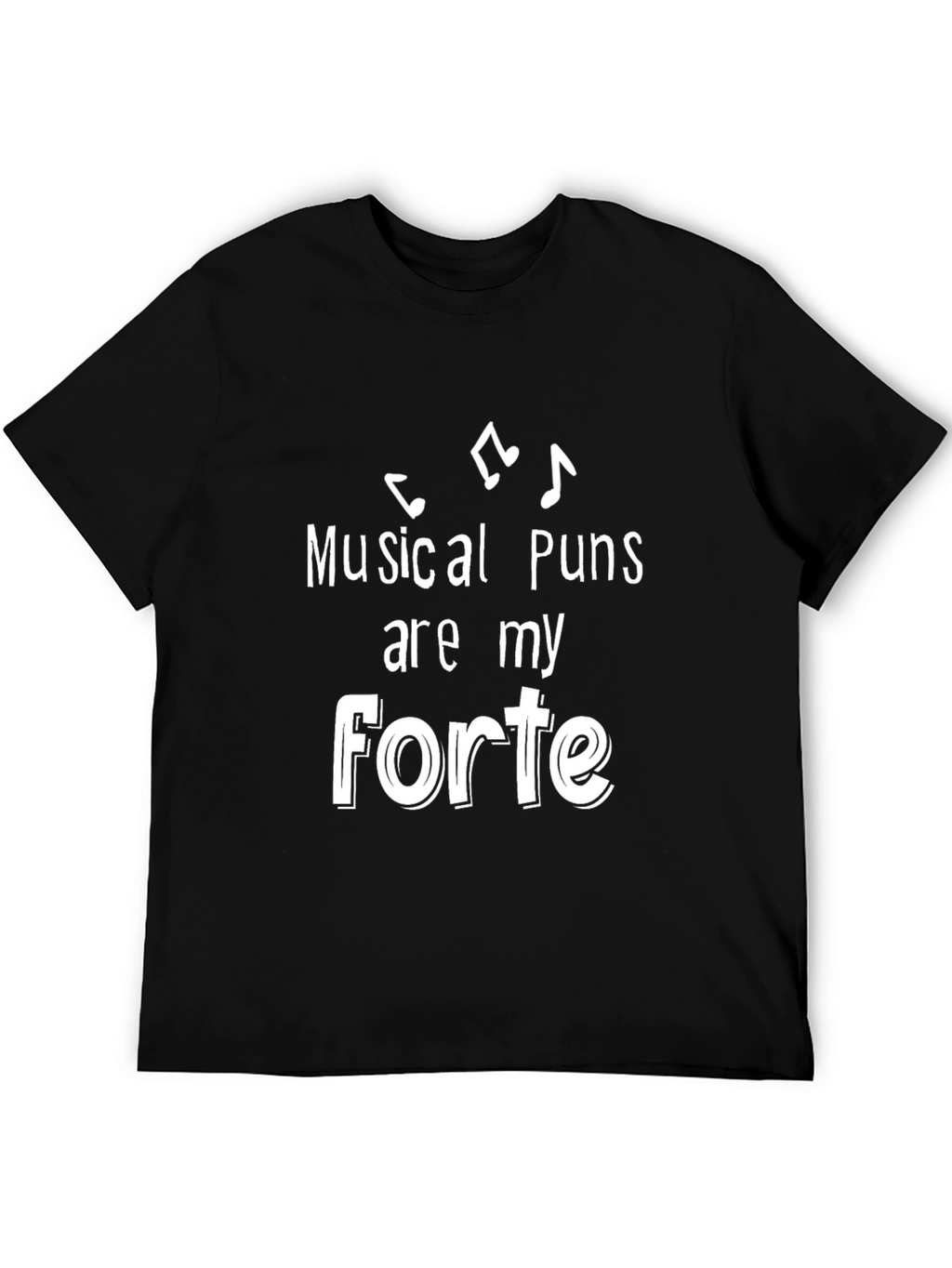 Musical Puns Forte Graphic Tee