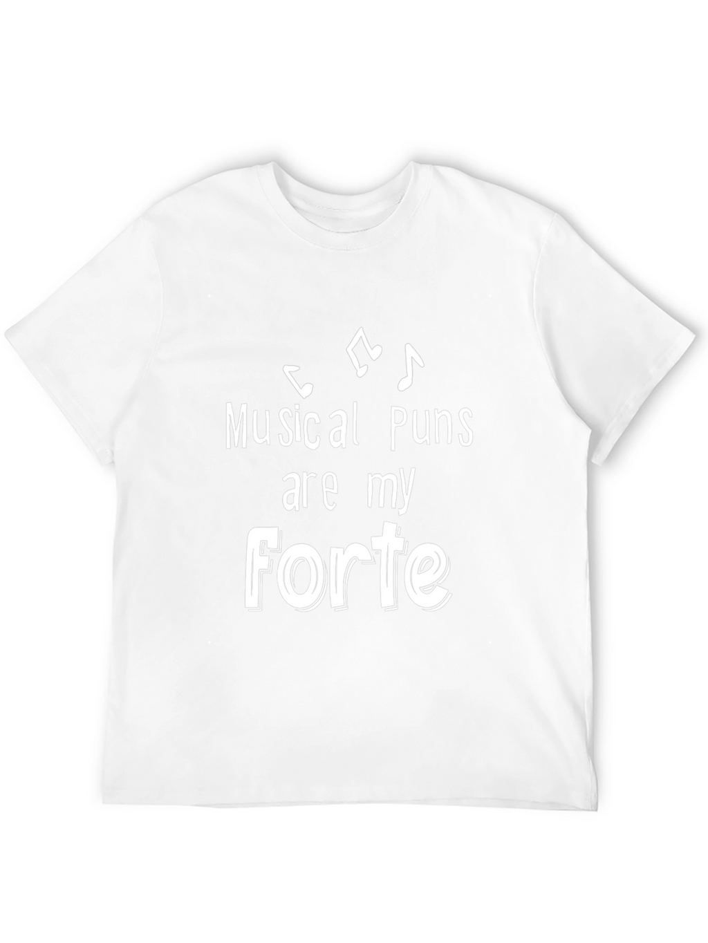 Musical Puns Forte Graphic Tee