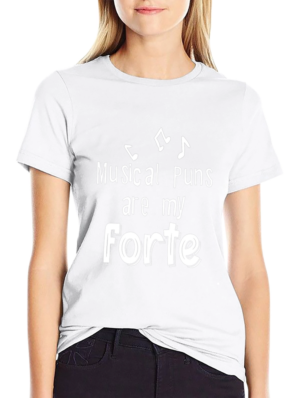 Musical Puns Forte Graphic Tee