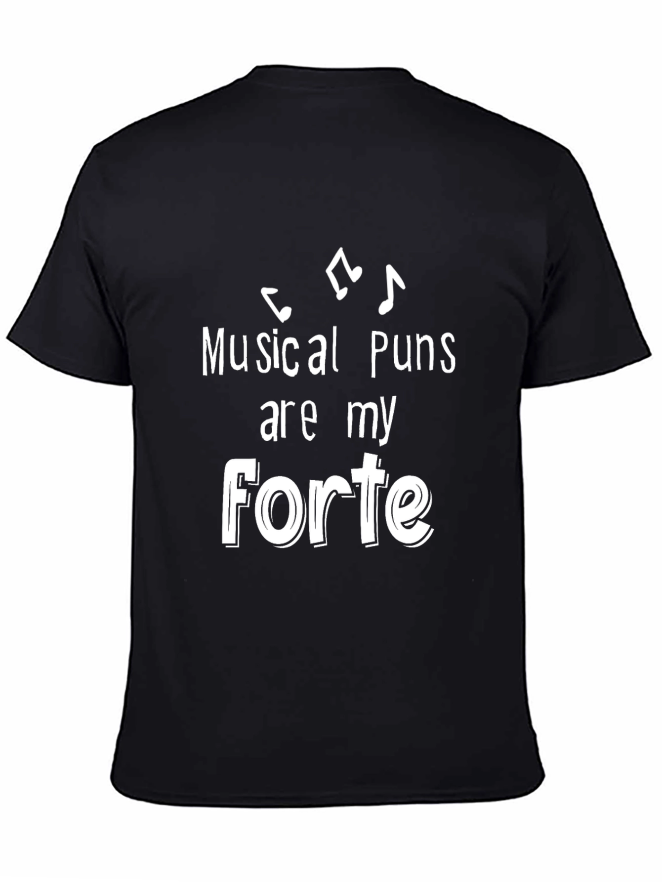 Musical Puns Forte Graphic Tee