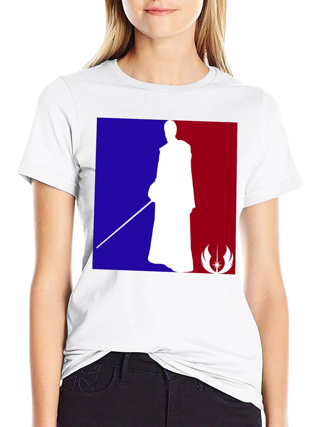 Star Wars Jedi NBA Logo T-Shirt