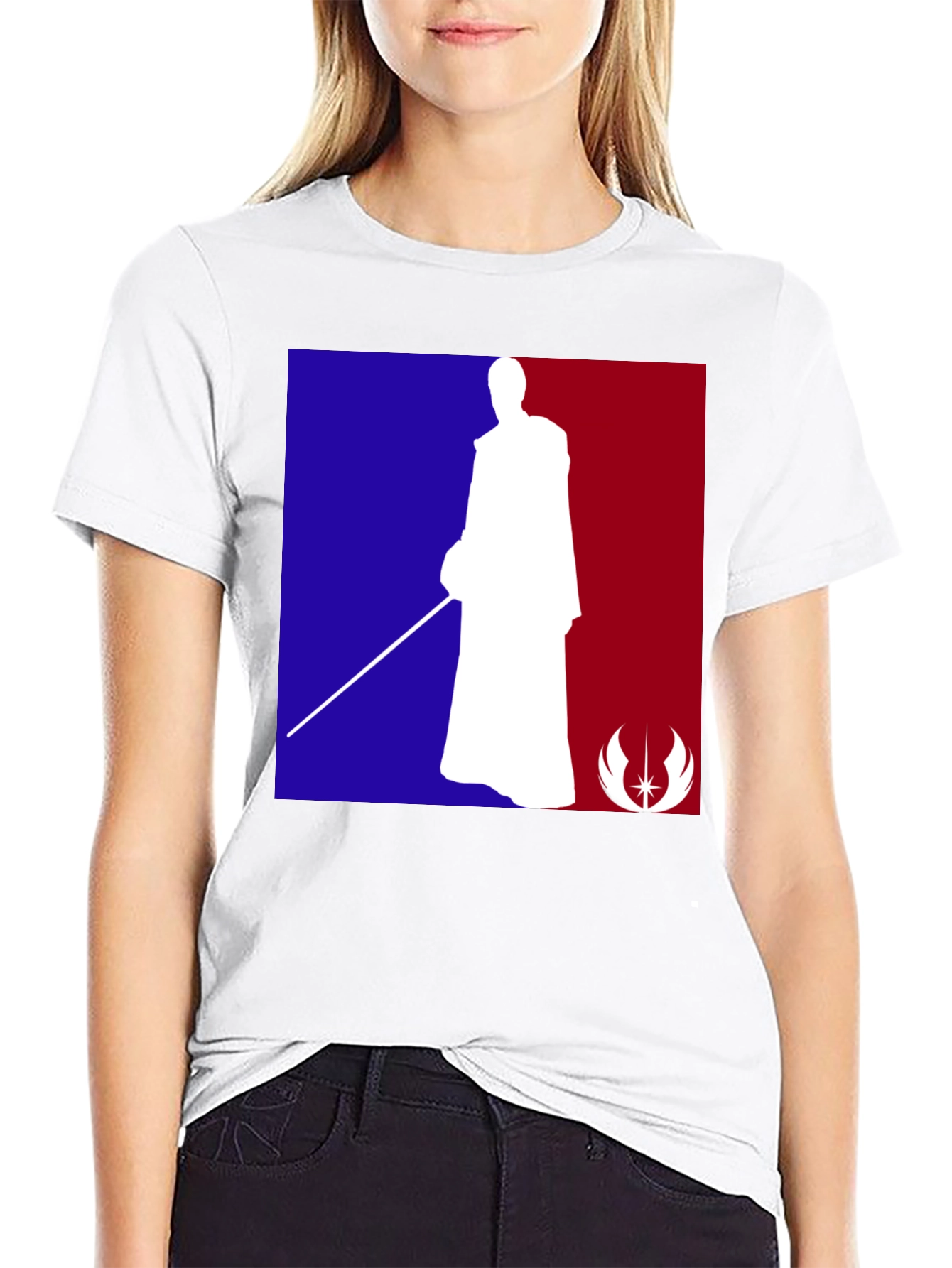 Star Wars Jedi NBA Logo T-Shirt