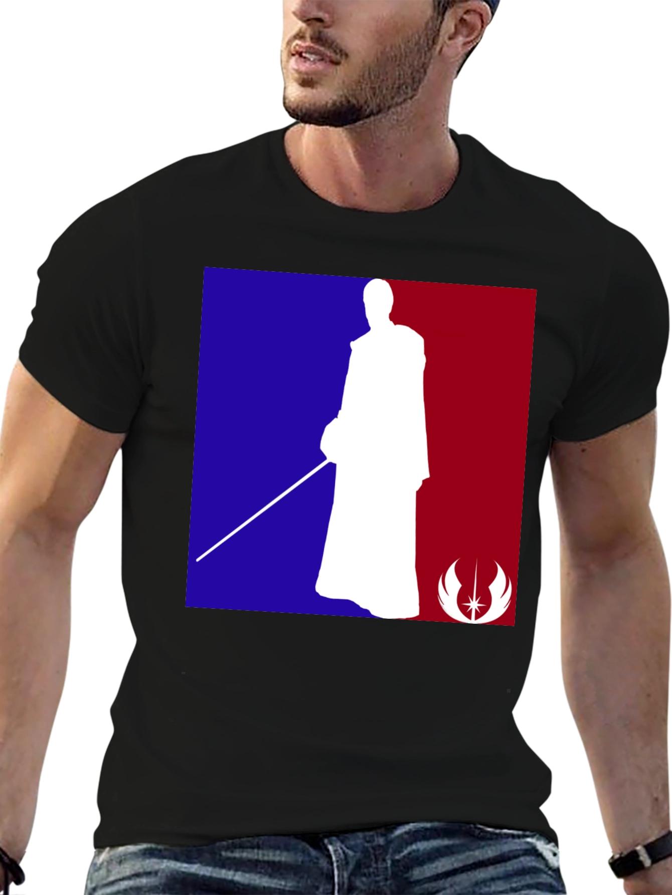 Star Wars Jedi NBA Logo T-Shirt