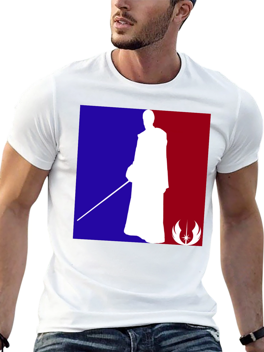 Star Wars Jedi NBA Logo T-Shirt