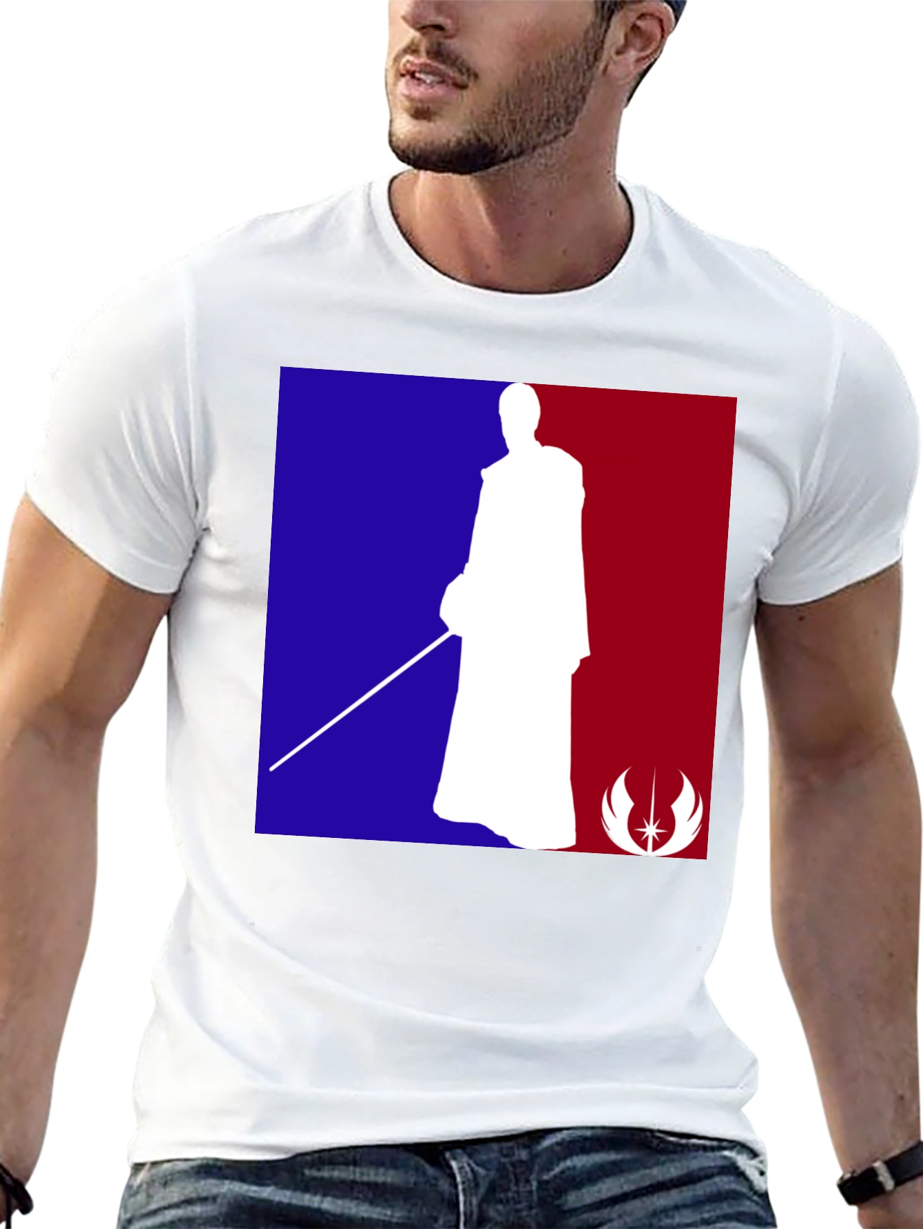 Star Wars Jedi NBA Logo T-Shirt